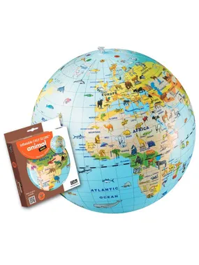 Ball Caly Globe 50 cm - Animals
