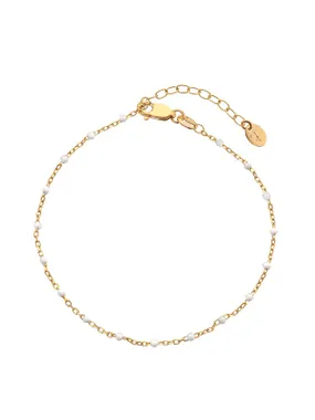 Jac Jossa Embrace DL655 Fine Gold Plated Beaded Bracelet