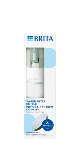 Brita Vital zaļa 2-disku filtra pudele