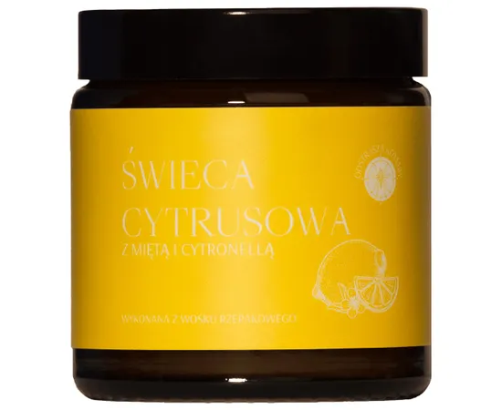Citrus candle with mint and citronella 120ml