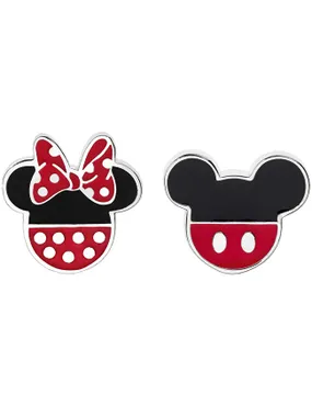Mickey and Minnie Mouse E902111SL silver earrings