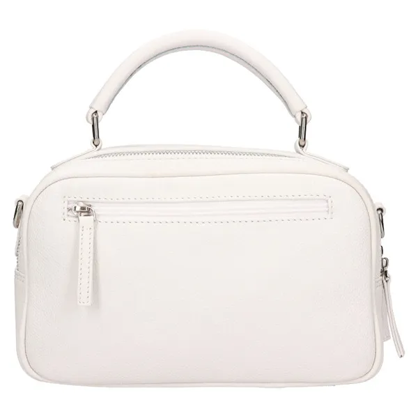 Women's leather crossbody bag BLC-22/2068 WHITE