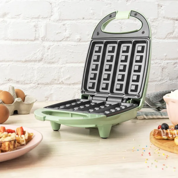 Petra PT5419NGRVDE Stick Waffle Maker, Green