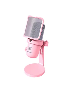 ONIKUMA M630 USB Gaming Microphone Pink