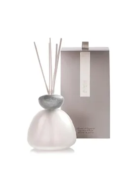 MARBLE GLASS DIFFUSER FROSTED WITH GRAY CAP