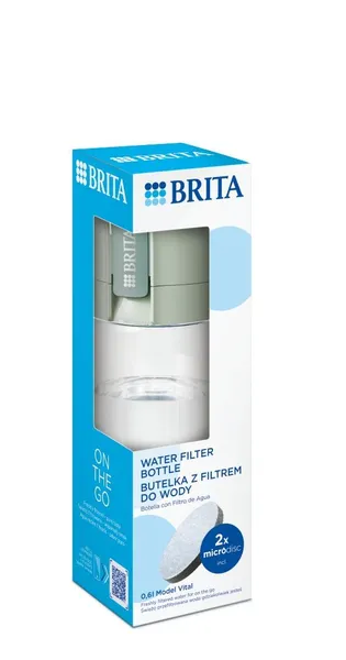 Brita Vital zaļa 2-disku filtra pudele