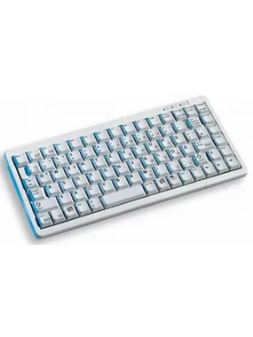 CHERRY Compact-G84-4100 tastatūra USB + PS/2 AZERTY pelēka