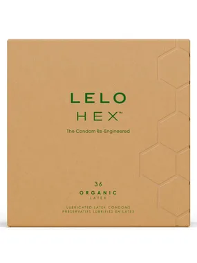 LELO - HEX ORGANIC CONDOM BOX 36 UNITS