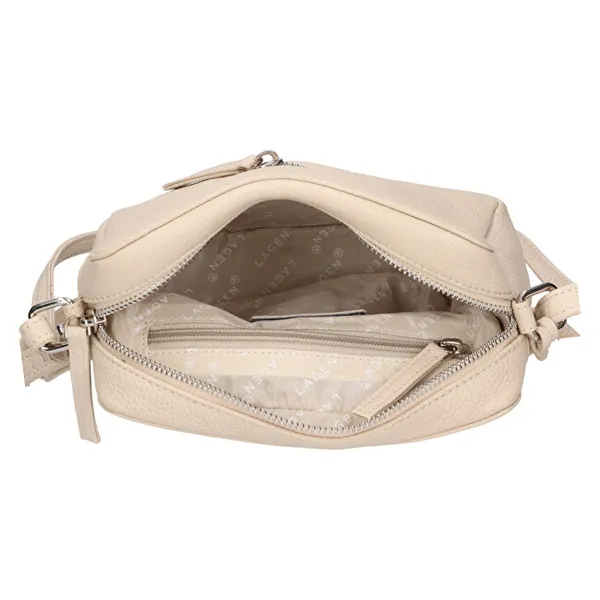 Women's leather crossbody handbag BLC-23/2627 OFF WHITE