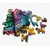 Gra puzzle drewniane 500 elementów Kolorowy szczeniak