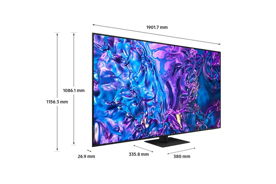 Samsung Q70D QE85Q70DAT 2,16 m (85 collas) 4K Ultra HD viedtelevizors Wi-Fi melns