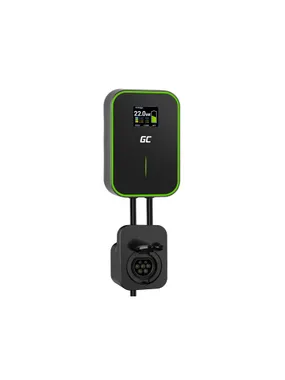 GREEN CELL WALLBOX EV POWERBOX 22KW AR ligzdu un RFID