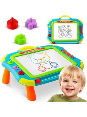 Disappeared table + Ricokids drawing table - blue