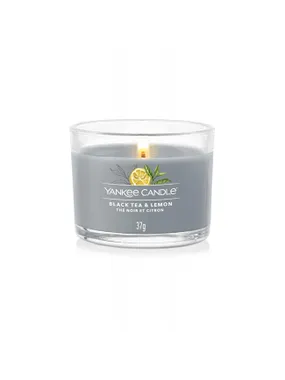 Votive candle in glass Black Tea & Lemon 37 g