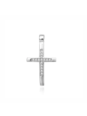 Silver pendant Cross AGH752