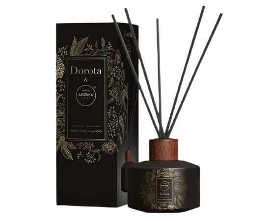 Dorota & Aroma Home Scented Black Rose with a packet 100ml