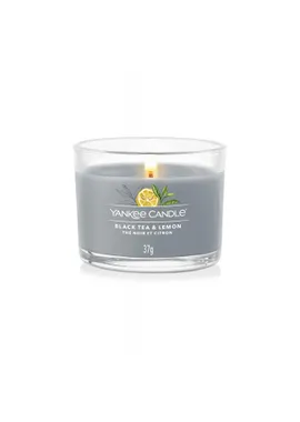 Votive candle in glass Black Tea & Lemon 37 g