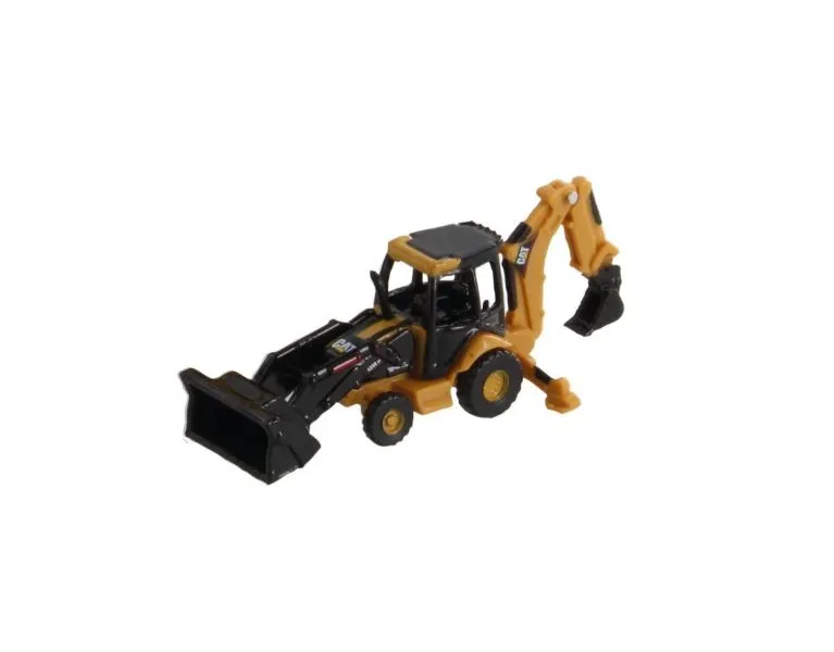 CAT Micro Metal Diecast Backhoe Loader