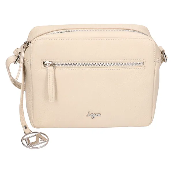 Women's leather crossbody handbag BLC-23/2627 OFF WHITE