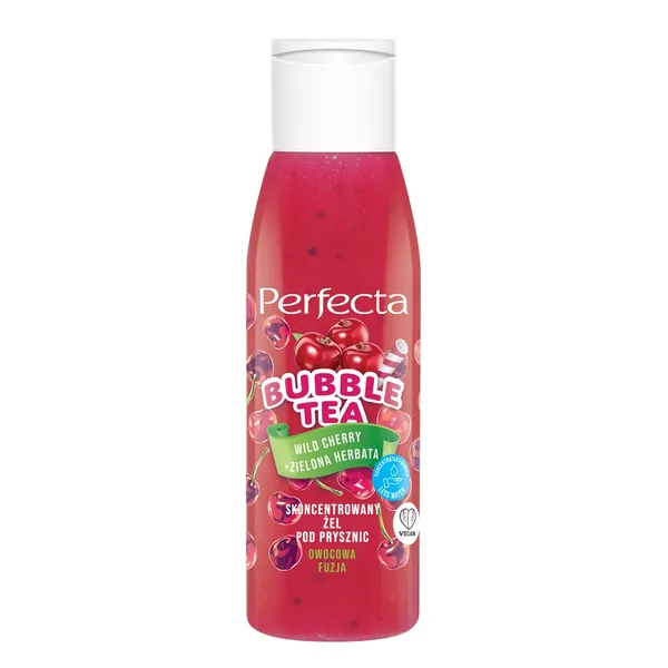 Bubble Tea concentrated shower gel Wild Cherry + Green Tea 100ml