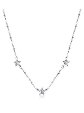 Decent steel necklace with Aurora SAR40 stars
