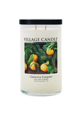 Scented candle in glass Mandarin and needle (Clementine Evergreen) 538 g