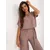 Women's dark beige Summer set