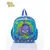 Blue backpack for school with the Soft Spots motif from