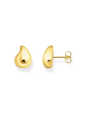 Thomas Sabo H2303-413-39 Bold - Gold-plated Drop Ear Studs 13,0 mm Ladies