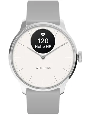 Withings HWA11-model 3-All-Int ScanWatch Light White 37 mm 5ATM