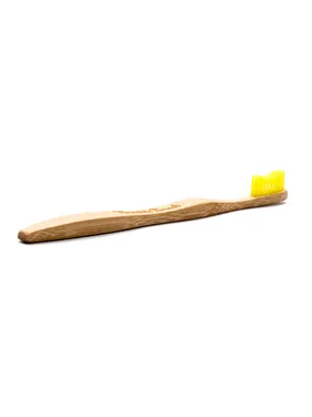 Soft Yellow Bamboo Toothbrush