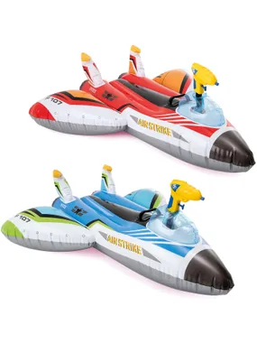 An inflatable aircraft with an Intex 57536 plot