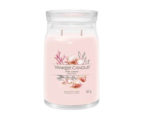 Aromatic candle Signature large glass Pink Sands 567 g