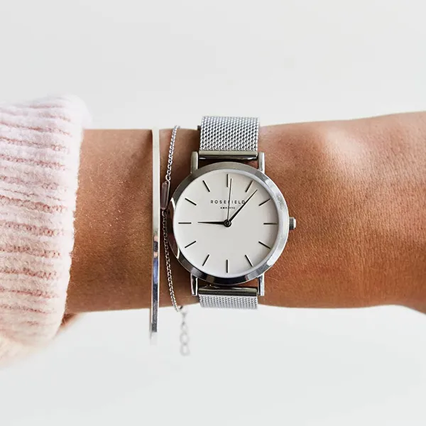 The Tribeca White-Silver