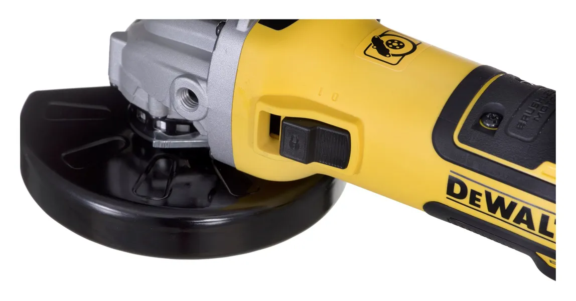 DEWALT DWE4357-QS pārnēsājamā slīpmašīna Disku slīpmašīna Melna, Dzeltena 10500 RPM 1700 W