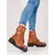 Shelovet women's worker brown