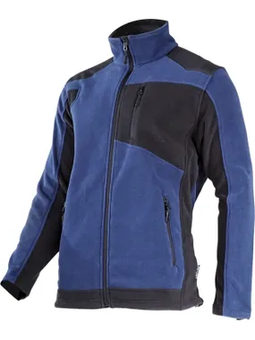 Fleece sweatshirt. with reinforcements navy blue.-czar., "m", ce, lahti