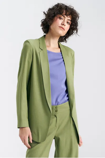 Linen jacket - green/pistachio - Z55