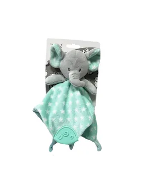 Cuddly toy Milus mint elephant 25x25 cm