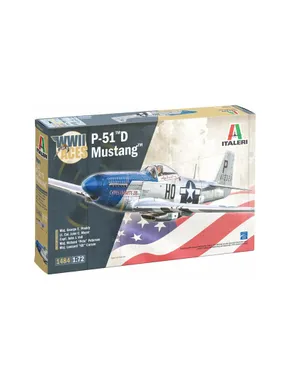 Plastic model P-51D Mustang Aces 1/72