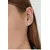 Bold Motif Silver Stud Earrings Set 1003875100