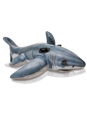 Inflatable toy shark 173 x 107 cm intex 57525