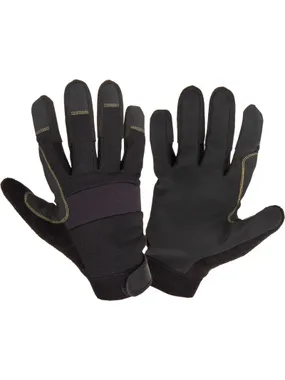 Workshop gloves black l281007p, card, "7", ce, lahti