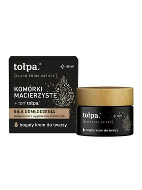 Black From Nature, rich face cream for 50ml day