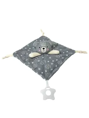 Cuddly toy Milus Bear grey 25x25 cm
