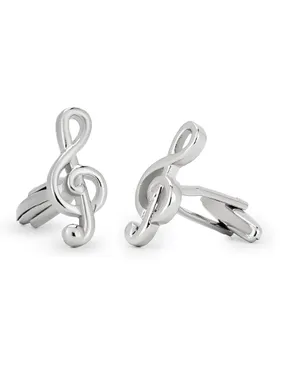 Fashion cufflinks Treble clef sTO3653