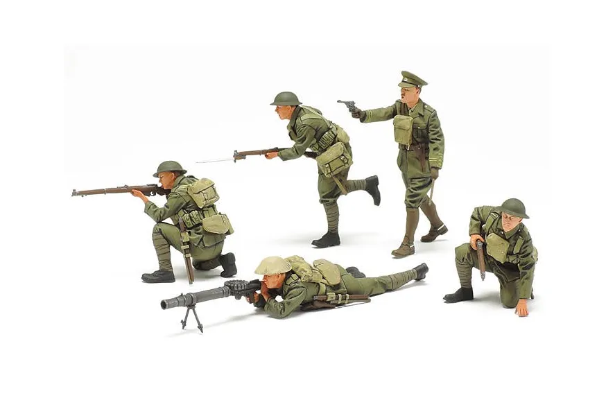 Plastic model WWI British Infantry Set