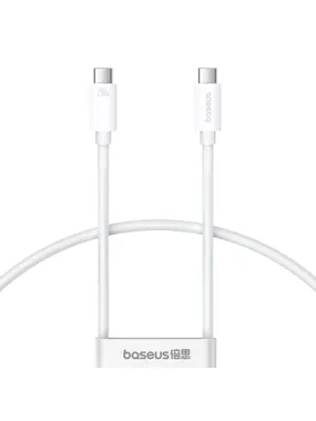 fast Charging Cable Baseus Superior 2 USB-C to USB-C 240W, 1.8m (white)