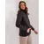 Women's black mid-season jacket