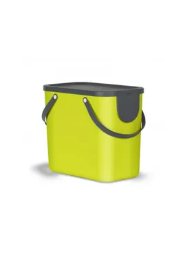 Rotho Albula 25L lime sorting bin